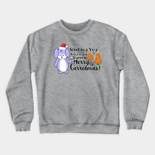 Wishing You And Your Burrow Merry Carrotmas Crewneck Sweatshirt